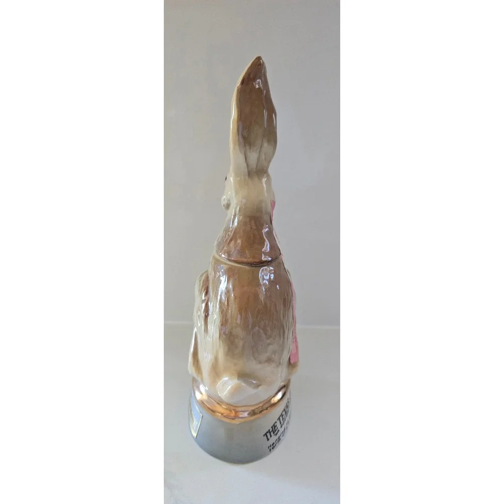 Vintage Jim Beam Texas Jack Rabbit Decanter Regal China Odessa Prairie Hare Gold